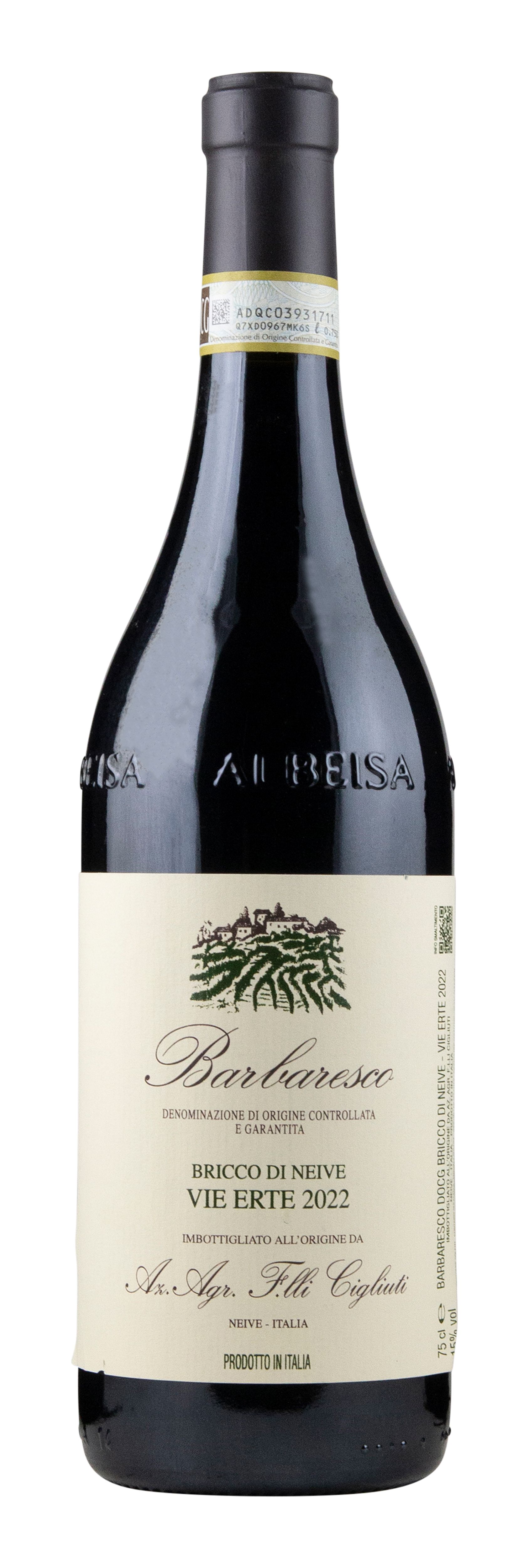 Cigliuti Barbaresco Bricco di Neive Vie Erte 2022
